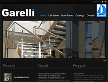Tablet Screenshot of garelli-inox.it